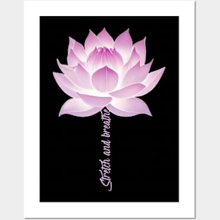 lotus flower Posters and Art